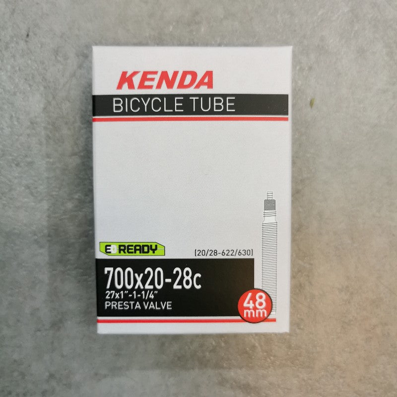700x25 C Tube Two-Pack Kenda 700x28-35c Inner Tubes - 48mm Presta Valve 700x25 C Tube Two-Pack Kenda 700x28-35c Inner Tubes - 48mm Presta Valve