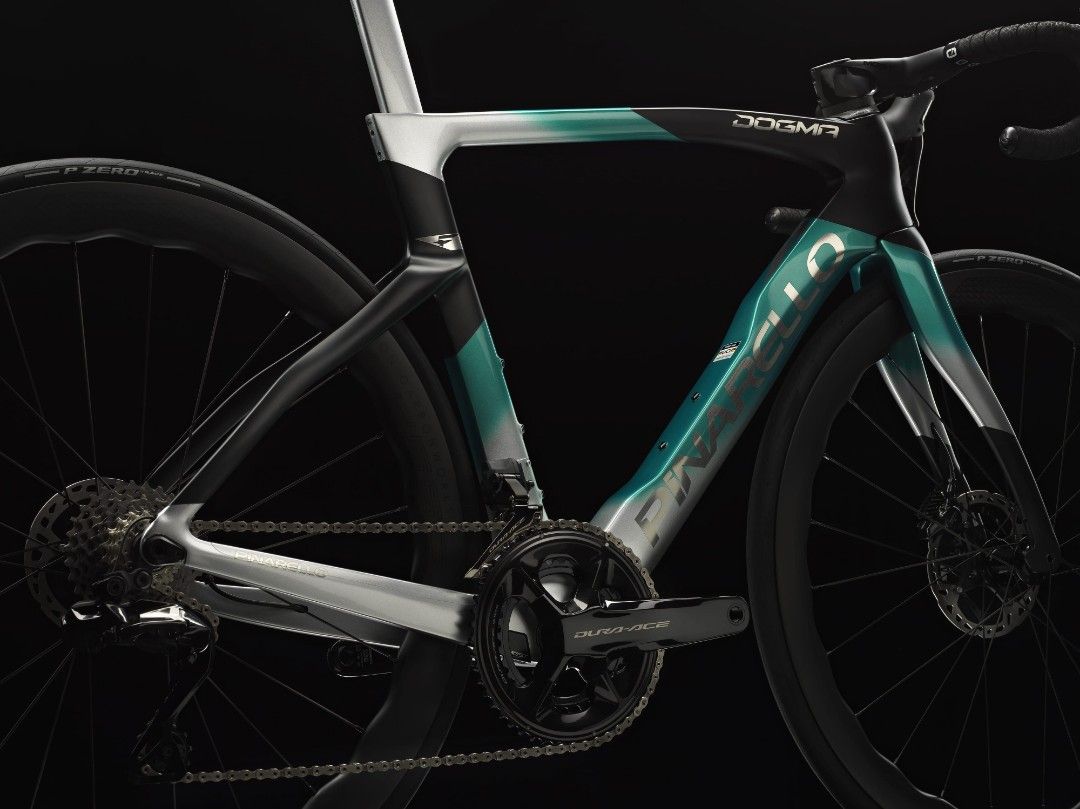 Pinarello Dogma F Frameset Disc Brake Nebula Green Silver – Pro