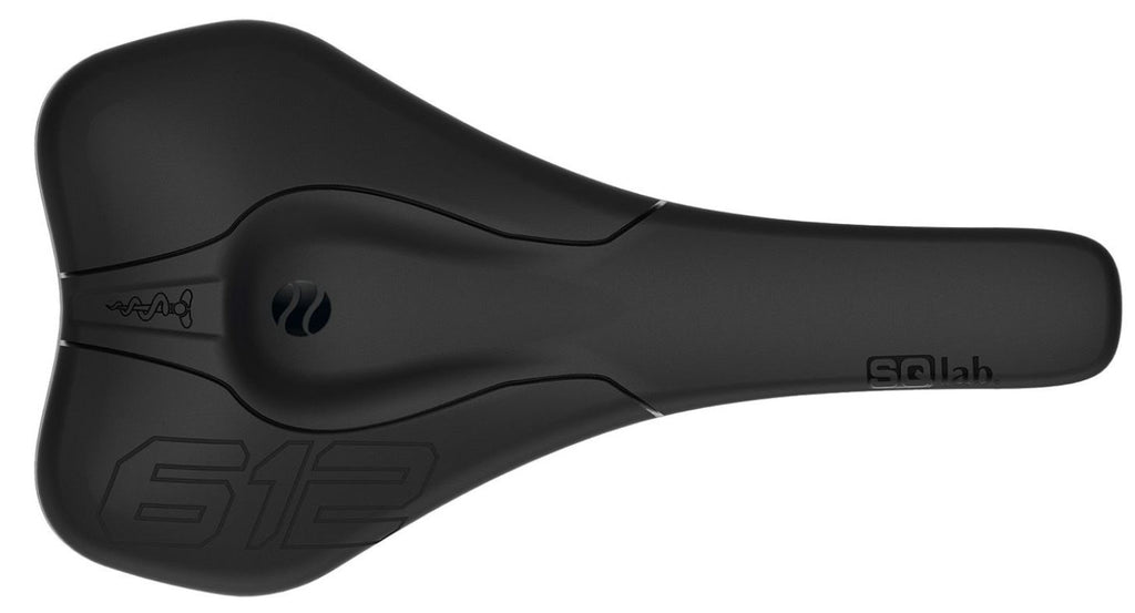 パーツ SQlab Saddle 612 ERGOWAVE R Carbon 12cm SQlab 612 Ergowave S-Tube Saddle – Pro Cycle Bikes