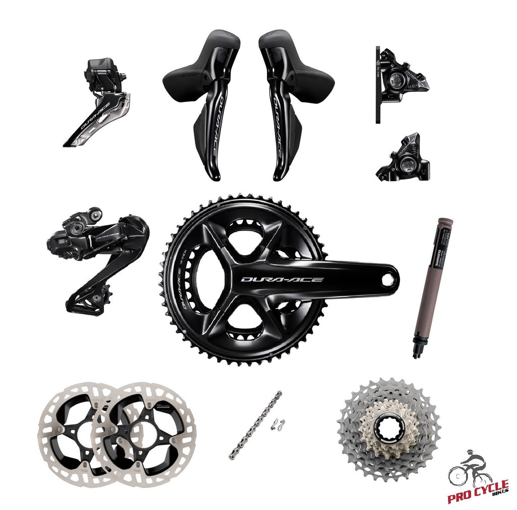 パーツ DURA-ACE FC-R9100 & R9270 groupset 12s Shimano Duraace R9270 Di2 Disc Brake 12 Speed Groupset – Pro Cycle