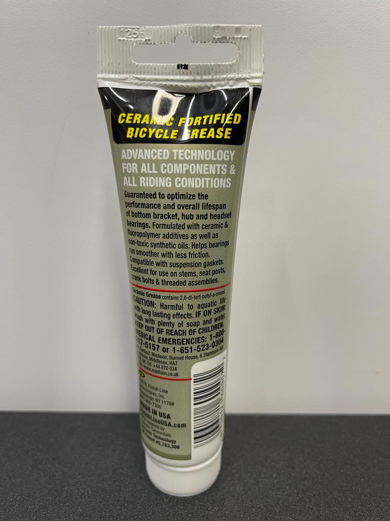 Finish Line Premium Grease Tube 2oz Lube suitable for Bottom