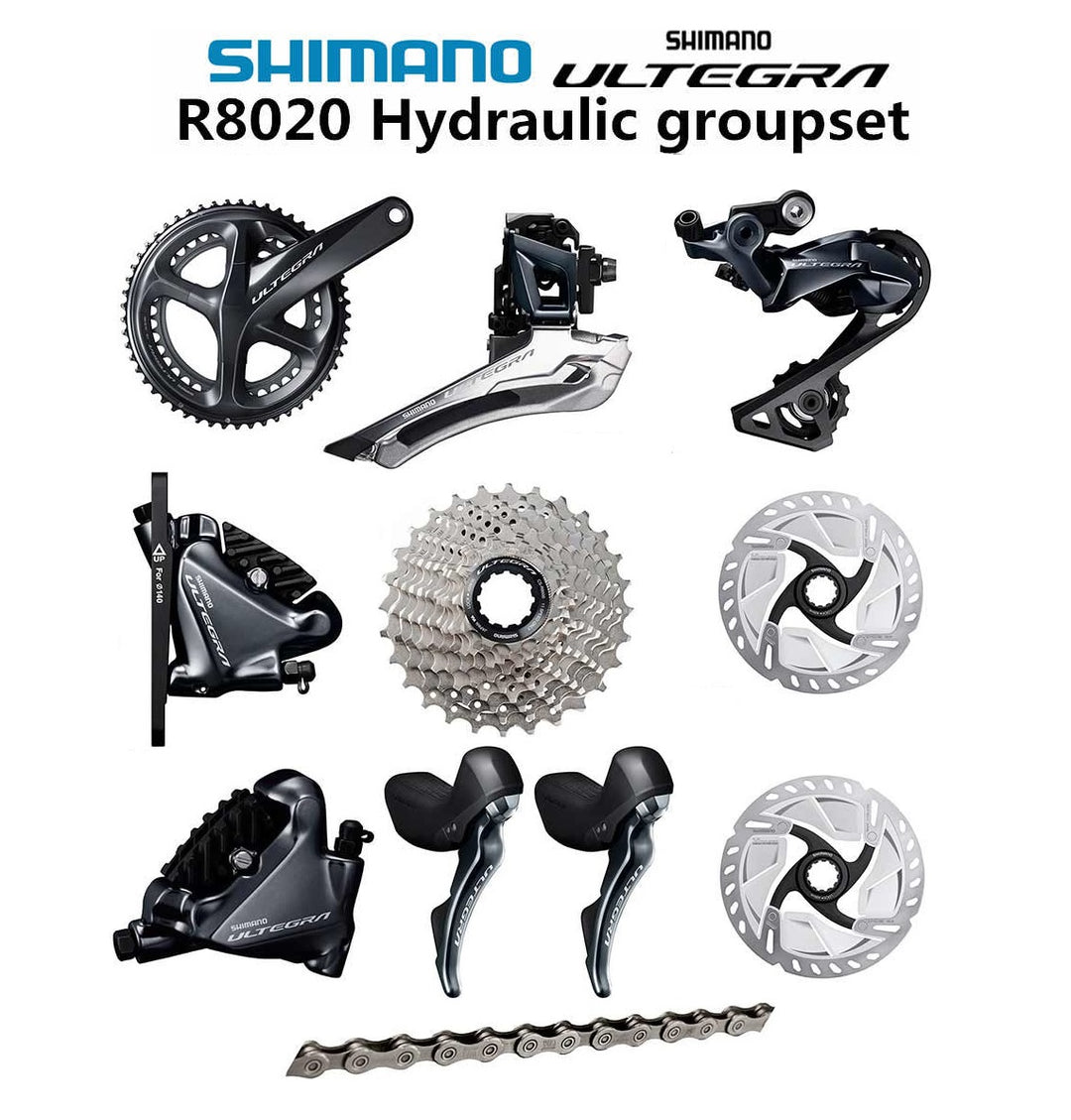 Shimano Ultegra R8020 Disc Hydraulic Mechanical Groupset Pro Cycle Bikes