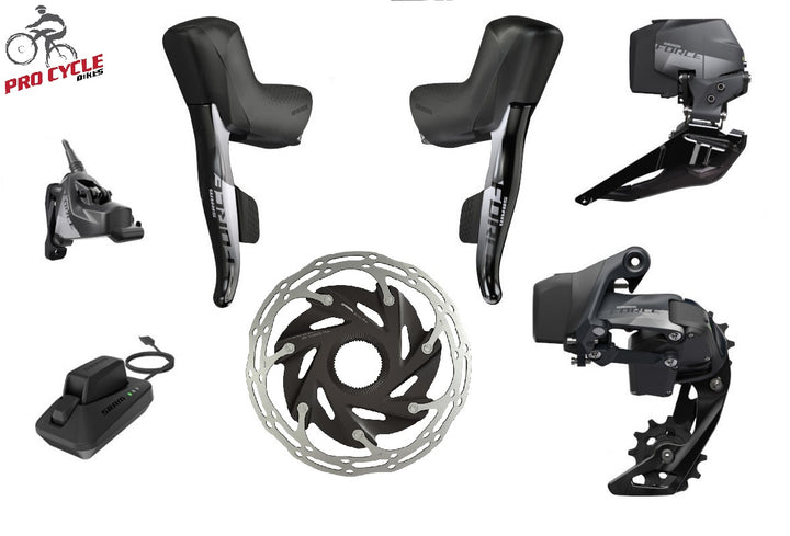 SRAM Force eTap AXS HRD 2x12 Upgrade Kit with Hydraulic Disc