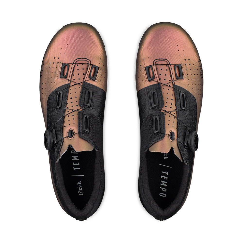 Fizik R4 Tempo Overcurve Iridescent Wide Copper Black Pro Cycle Bikes